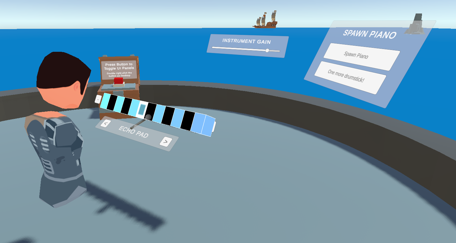 Waves Scene - Tower view